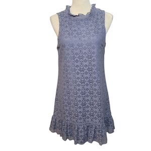 Chelsea and‎ Violet blue sleeveless lace dress women's size medium